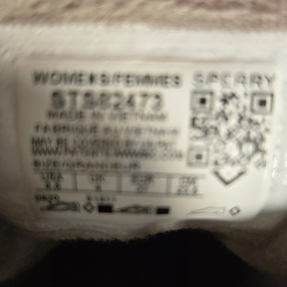 Sperry Saltwater Duck Boots Womens Grey Wool Ivory Rubber‎ STS82473
